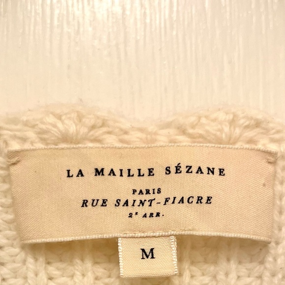 Sézane Manon Jumper in Ecru - Picture 5 of 8